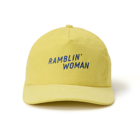 Ramblin' Woman Corduroy Snapback Yellow