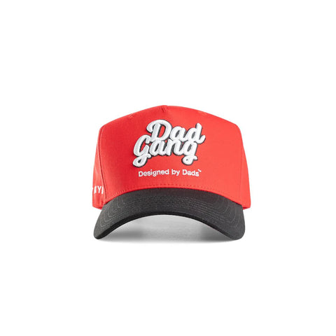 Dad Gang Hat - Red/ Black