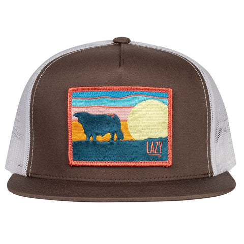 Brown & White Hereford Sky Trucker