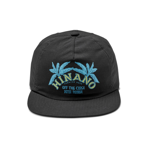Hinano 'Off The Clock' Shallow Strapback Hat - Rooster