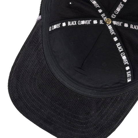 Cord Upside Down Luck 2 Black Hat