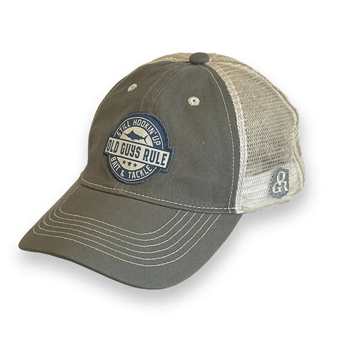 Hookin' Up Trucker Hat Grey Mist/ Ivory