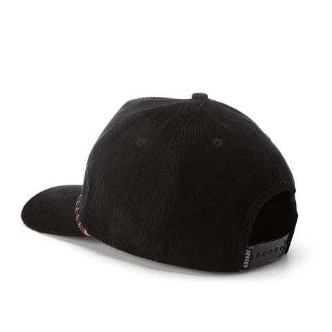 Los Rios Corduroy Snapback Black