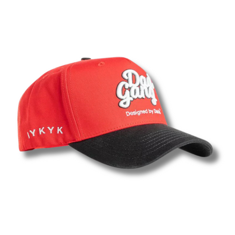 Dad Gang Hat - Red/ Black