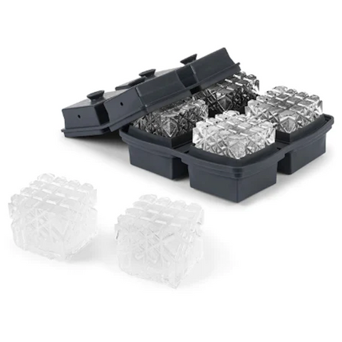Crystal Cocktail Ice Tray - Rooster