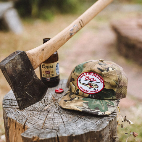 Seager x Coors Banquet Helo Trucker Snapback