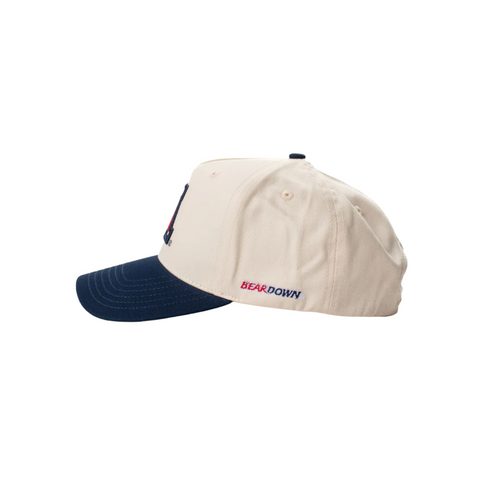 University of Arizona Logo Hat Cream & Blue
