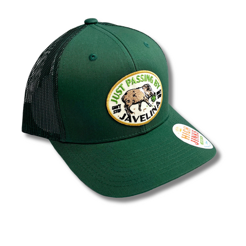 Just Passing By Javelina Trucker Green