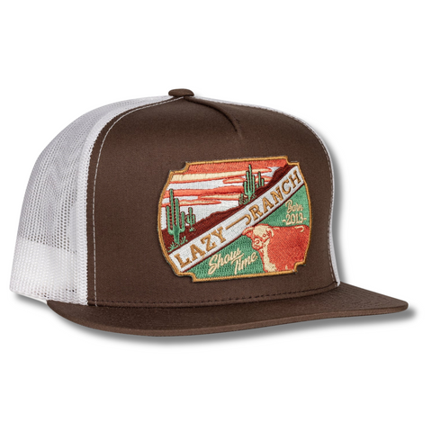 Brown & White Hereford Sky Trucker
