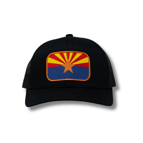 Az Flag - Black/Black Trucker