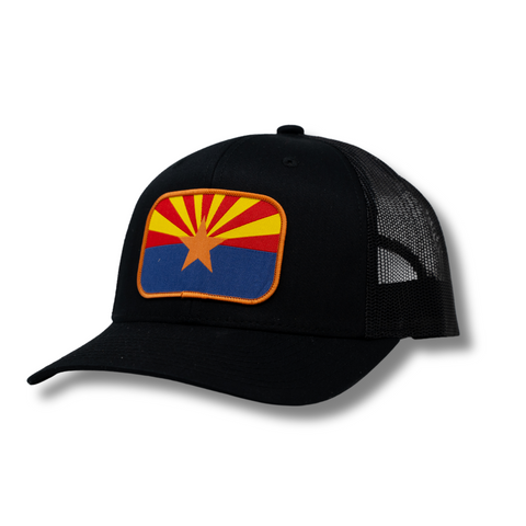 Az Flag - Black/Black Trucker