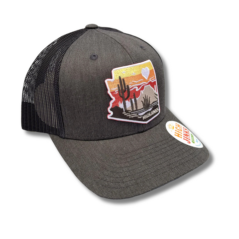 Arizona Evenings Charcoal/ Black