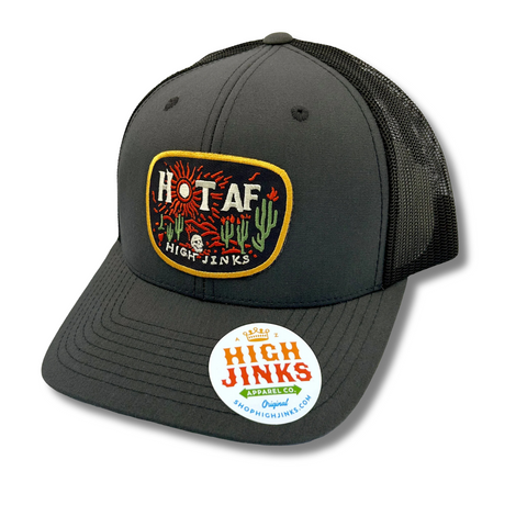 Hot AF Trucker Charcoal/Black