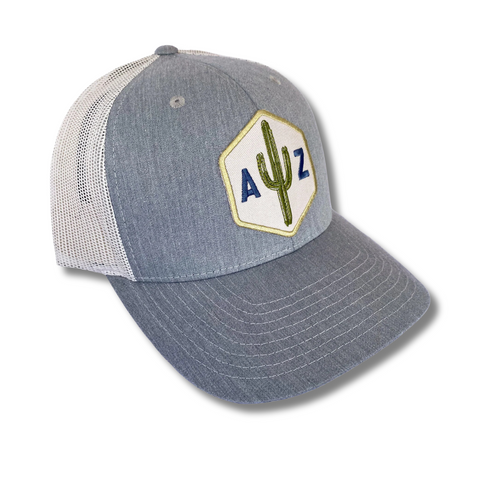 Az Saguaro Trucker Grey/White