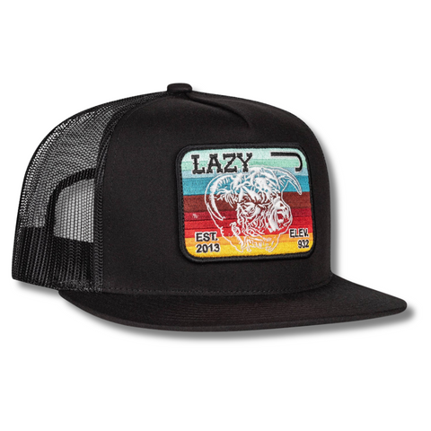 Black Serape Elevation Trucker