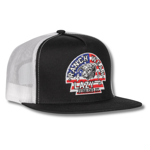 Black & White USA Arrowhead Classic Trucker