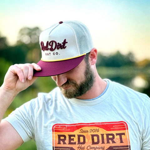 Cowboy Roy - Maroon/Khaki