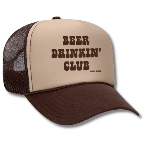 Beer Drinkin Club Trucker - Brown/Tan