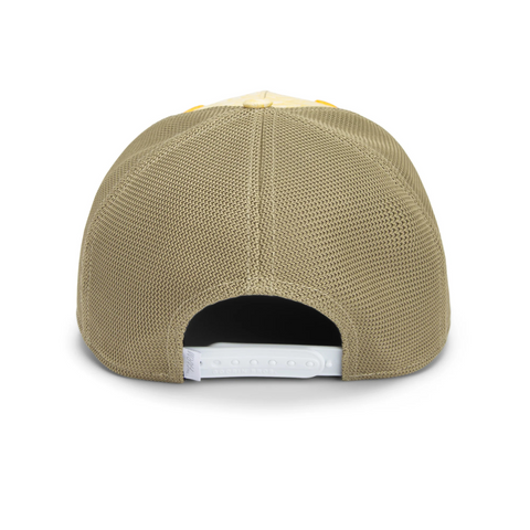 Side view of Goorin Bros. Facheun Hat showing flat brim, high-profile fit, and clean panel construction with tonal stitching