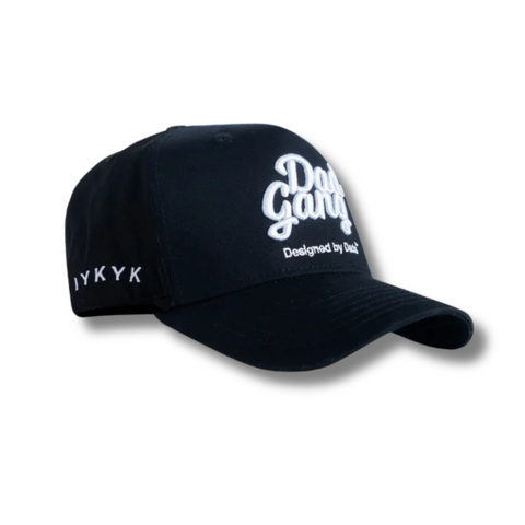 Black and White Snapback (no mesh in back)