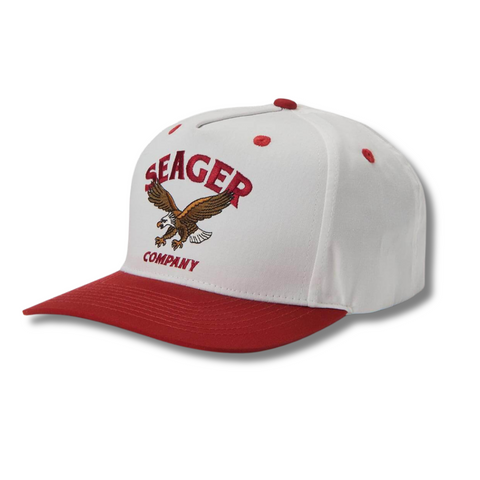 Bradley Snapback White/ Red