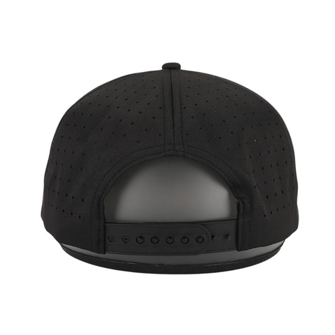 Back view of Waggle Bev Cart Hat with adjustable snapback closure and ventilated back panels for comfort