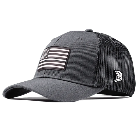 Vintage Old Glory PVC Curved Trucker