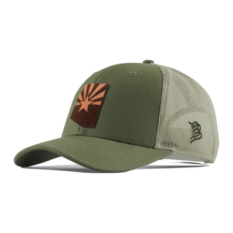 Arizona 48 State Tan Curved Trucker
