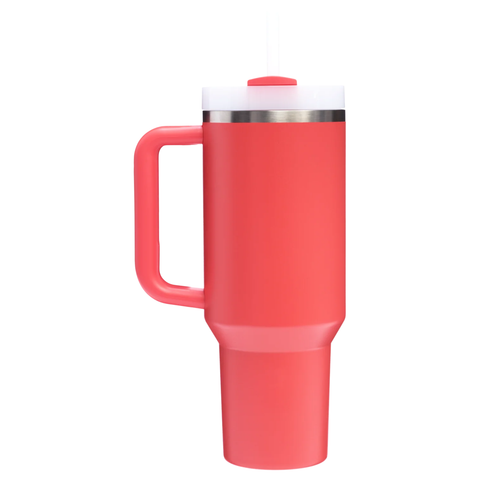 Advanced Quencher Tumbler 40 oz - Hot Coral