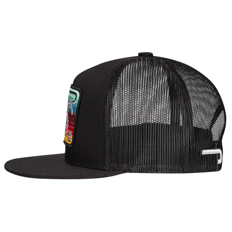 Black Serape Elevation Trucker