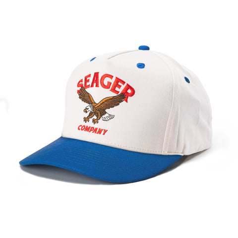 Bradley Snapback Cream/Blue