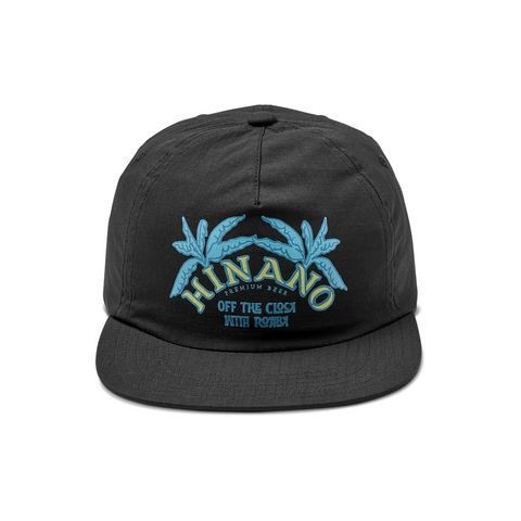 Hinano 'Off The Clock' Shallow Strapback Hat - Rooster 