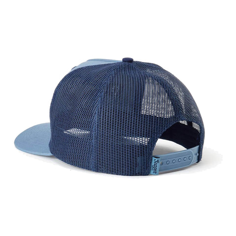 Bradley Trucker Snapback Faded Denim