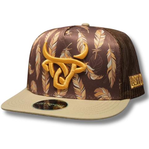 Brown Feathers Khaki