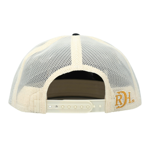 Buffalo Buckle- Stone- Black Bill Tq Rope 5 Panel - TopIt