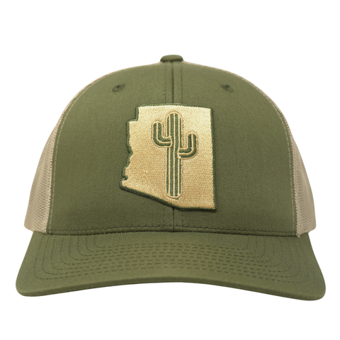 Cactus Stated Trucker Green/ Khaki