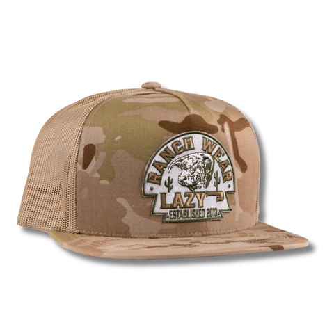 Camo Olive Arrowhead Trucker