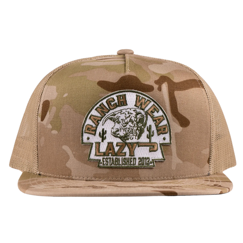 Camo Olive Arrowhead Trucker