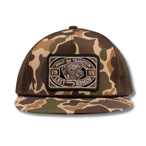 Camo and Brown Drive Line Rope Trucker