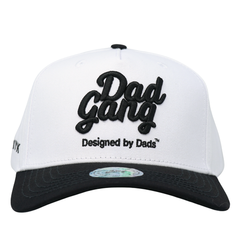 White & Black Logo Hat