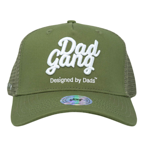 Dad Gang Trucker - Olive