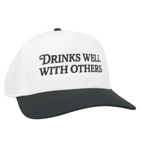 Drinks Well With Others - White/Black - TopIt