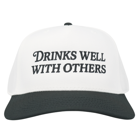 Drinks Well With Others - White/Black - TopIt