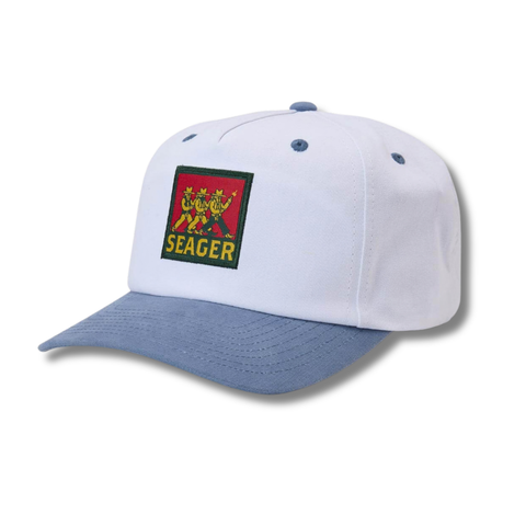 Finger Guns Snapback White/ Teal