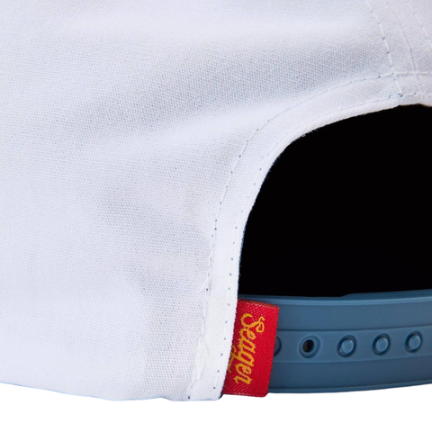 Finger Guns Snapback White/ Teal