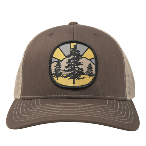Flagstaff Pines Brown/Khaki Trucker