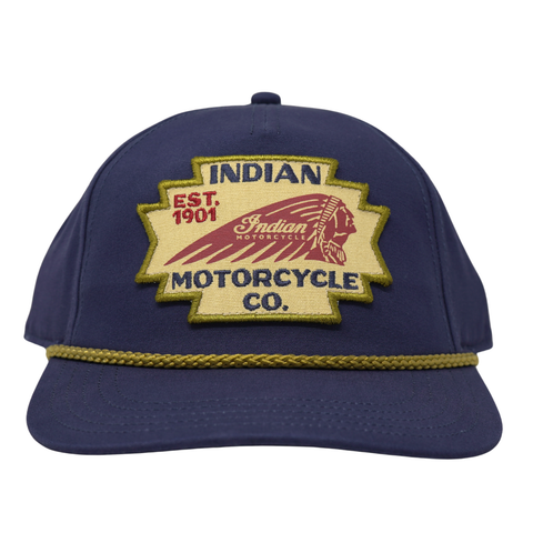 Indian Motorcycle Canvas Cappy