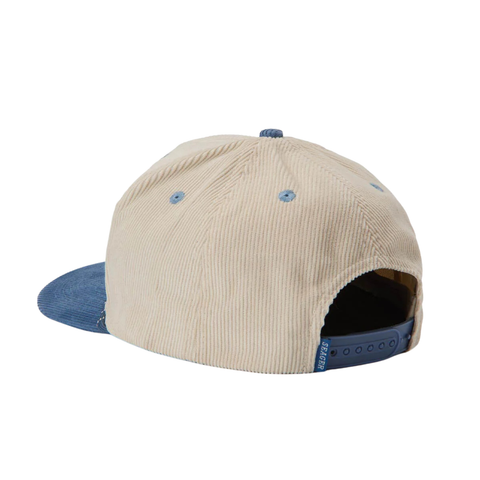 Los Rios Corduroy Snapback Cream/ Blue