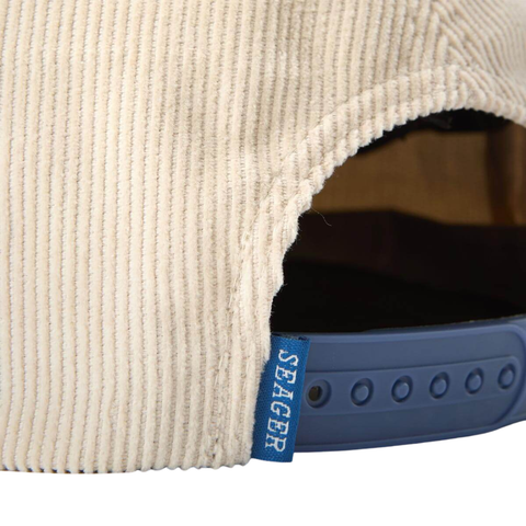 Los Rios Corduroy Snapback Cream/ Blue