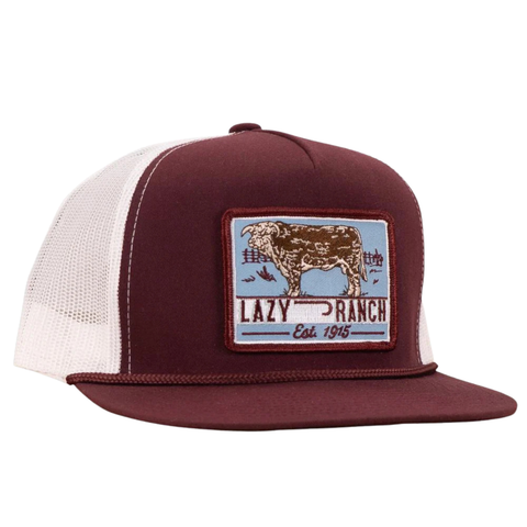 Maroon & White Blue Bull Trap